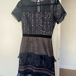Chelsea 28 navy tiered dress